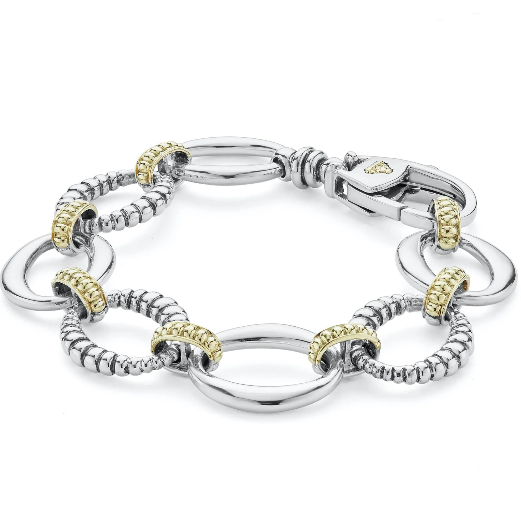 Hot LAGOS Two-Tone Link Bracelet
