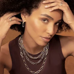 Flash Sale LAGOS Two-Tone Link Drop Earrings