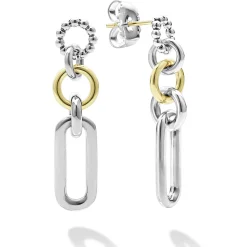 Sale LAGOS Two-Tone Link Drop Earrings