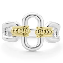 Cheap LAGOS Two-Tone Link Ring