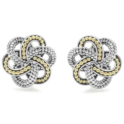 Cheap LAGOS Two-Tone Love Knot Earrings
