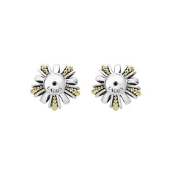 Outlet LAGOS Two-Tone Open Fluted Earring Backs