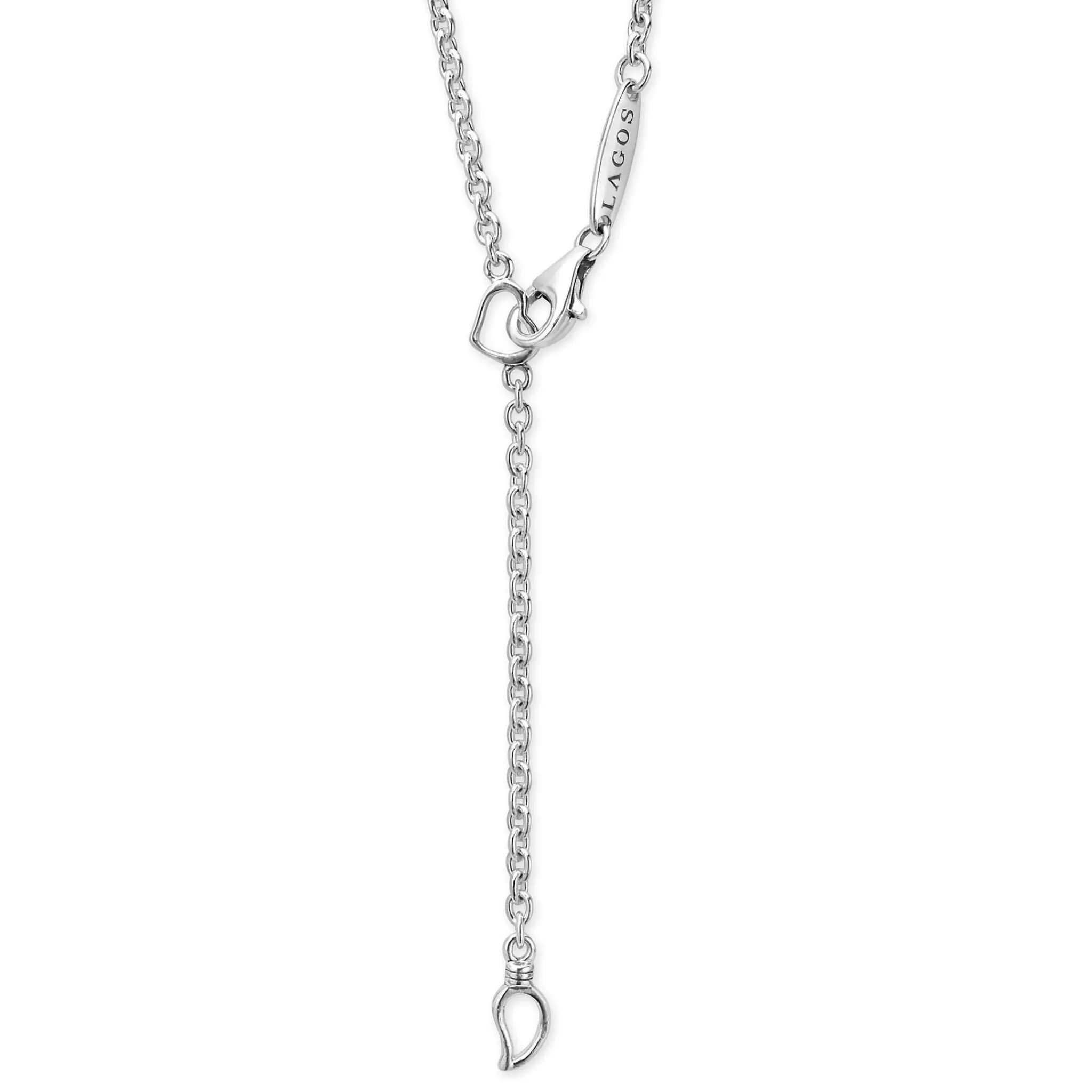 Cheap LAGOS Two-Tone Oval Diamond Pendant Necklace
