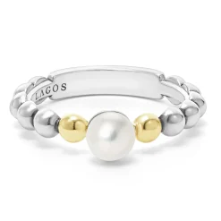 Sale LAGOS Two-Tone Pearl Ring