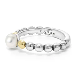 Sale LAGOS Two-Tone Pearl Ring