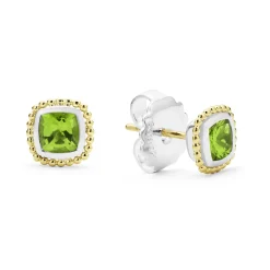 Online LAGOS Two-Tone Peridot Stud Earrings