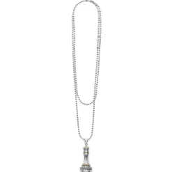 New LAGOS Two-Tone Queen Pendant Necklace