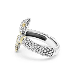 Hot LAGOS Two-Tone Snake Ring