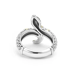 Hot LAGOS Two-Tone Snake Ring