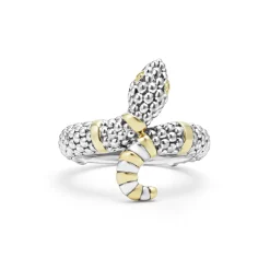 Hot LAGOS Two-Tone Snake Ring