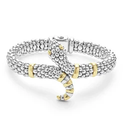 Clearance LAGOS Two-Tone Snake Rope Bracelet