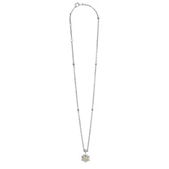 Fashion LAGOS Two-Tone Star Diamond Pendant Necklace