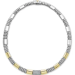 Flash Sale LAGOS Two-Tone Station Diamond Necklace