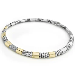 Flash Sale LAGOS Two-Tone Station Diamond Necklace