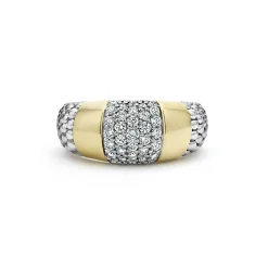 Best LAGOS Two-Tone Station Diamond Ring