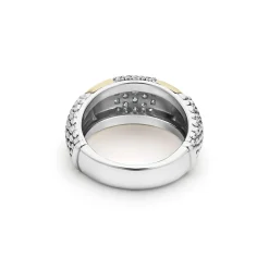 Best LAGOS Two-Tone Station Diamond Ring