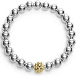 Flash Sale LAGOS Two-Tone Stretch Bead Bracelet