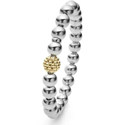 Flash Sale LAGOS Two-Tone Stretch Bead Bracelet