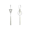 Outlet LAGOS Two-Tone Triangle Circle Drop Earrings