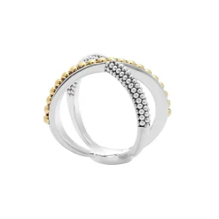 Discount LAGOS Two-Tone X Beaded Ring