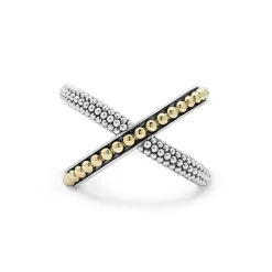 Discount LAGOS Two-Tone X Beaded Ring