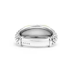 Store LAGOS Two-Tone X Caviar Ring