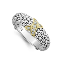 Store LAGOS Two-Tone X Diamond Gift Set