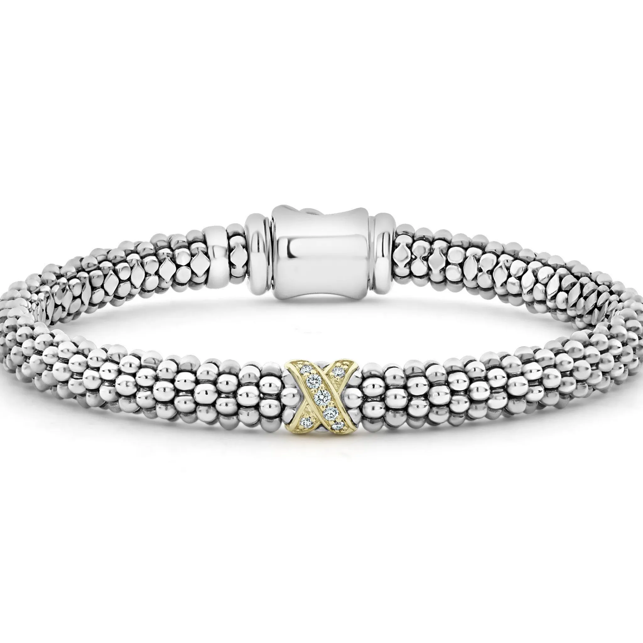Store LAGOS Two-Tone X Diamond Gift Set