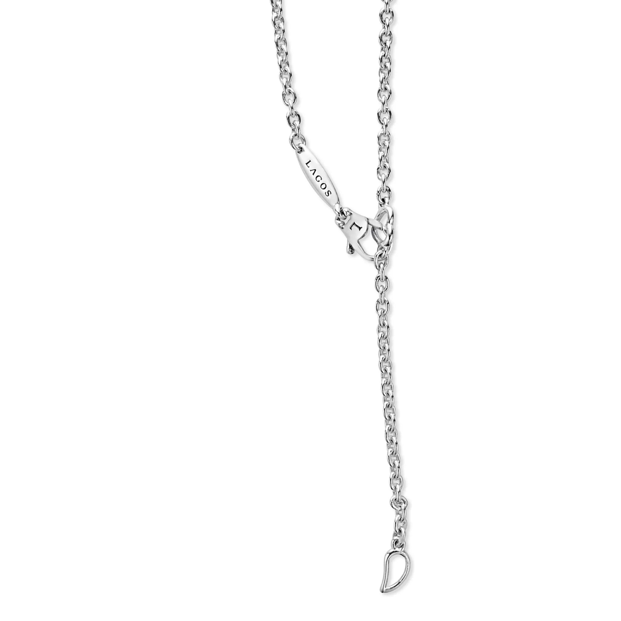 Fashion LAGOS Two-Tone X Diamond Necklace