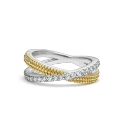 Discount LAGOS Two-Tone X Diamond Ring