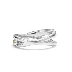 Discount LAGOS Two-Tone X Diamond Ring