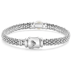 Best Sale LAGOS Two-Tone X Pearl Caviar Bracelet | 6Mm