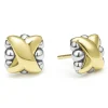 Flash Sale LAGOS Two-Tone X Stud Earrings