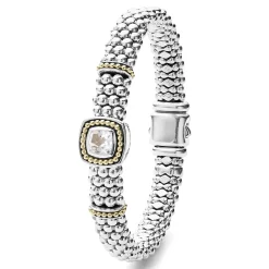 Cheap LAGOS White Topaz Caviar Bracelet | 9Mm