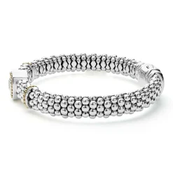 Cheap LAGOS White Topaz Caviar Bracelet | 9Mm