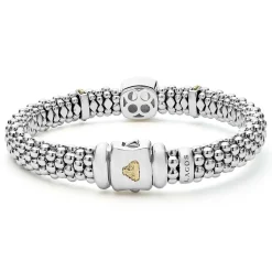 Cheap LAGOS White Topaz Caviar Bracelet | 9Mm