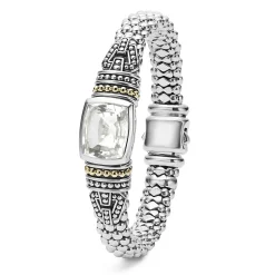 Best Sale LAGOS White Topaz Caviar Bracelet | 9Mm