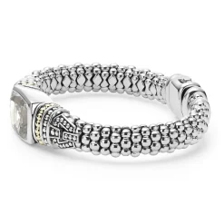 Best Sale LAGOS White Topaz Caviar Bracelet | 9Mm