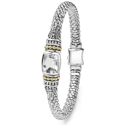 Store LAGOS White Topaz Caviar Bracelet | 6Mm