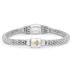 Store LAGOS White Topaz Caviar Bracelet | 6Mm