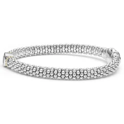 Clearance LAGOS White Topaz Caviar Bracelet | 6Mm