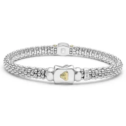 Clearance LAGOS White Topaz Caviar Bracelet | 6Mm