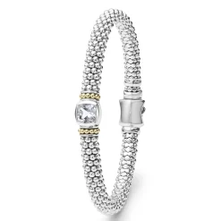 Clearance LAGOS White Topaz Caviar Bracelet | 6Mm
