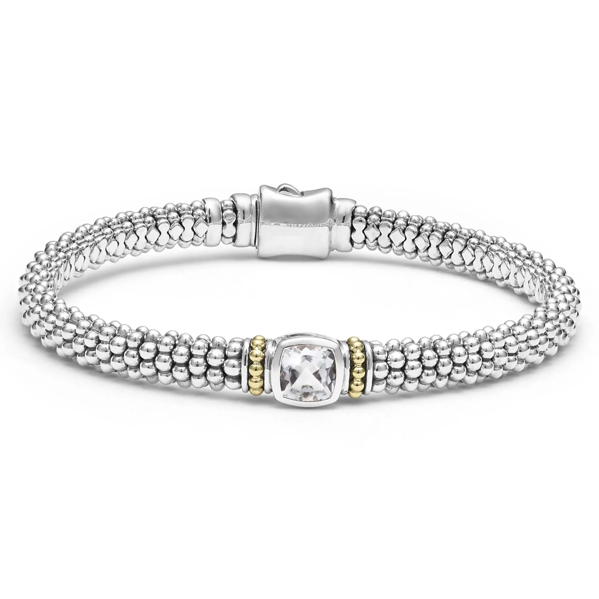 Online LAGOS White Topaz Caviar Gift Set