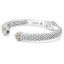 Best Sale LAGOS White Topaz Cuff Bracelet | 8Mm