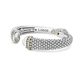 Online LAGOS White Topaz Cuff Bracelet | 12Mm