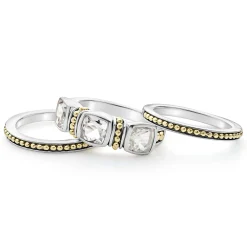 Best Sale LAGOS White Topaz Stacking Rings