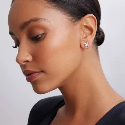 Store LAGOS White Topaz Stud Earrings