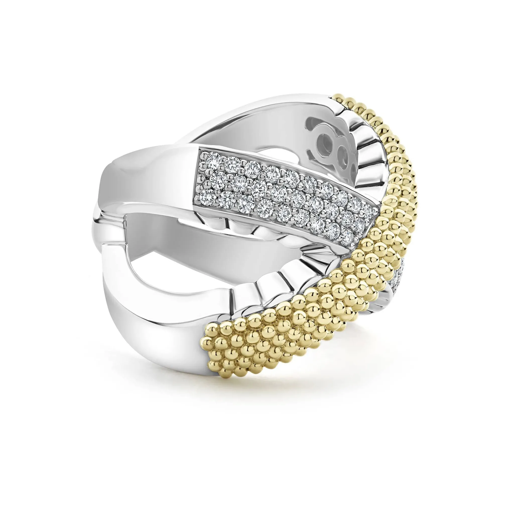 Clearance LAGOS X Caviar Diamond Ring