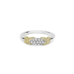 Sale LAGOS X Diamond Caviar Stacking Ring